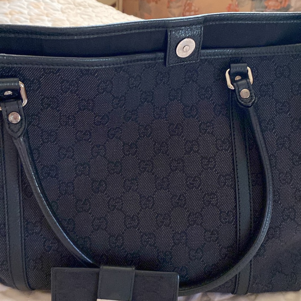 Gucci Tote Techno - Web Canvas, Card Case and Gucci Dust Bag.